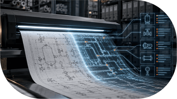 What is engineering drawing data mining image