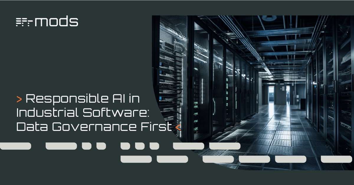 Responsible AI in Industrial Software: Data Governance First
